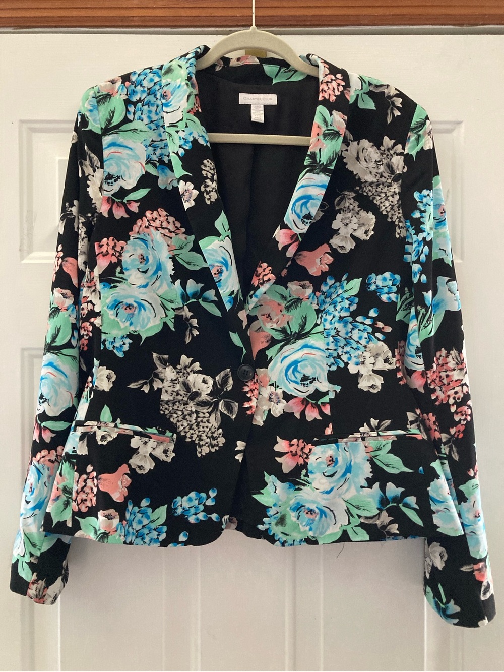Charter Club Floral Blazer